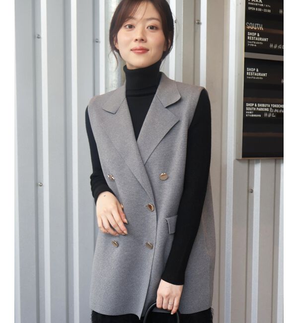  「《手洗い可能》TORRAZZO DONNAミラノリブニットベスト」|その他|