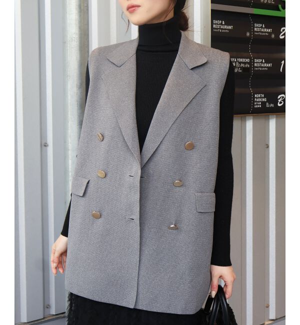  「《手洗い可能》TORRAZZO DONNAミラノリブニットベスト」|その他|