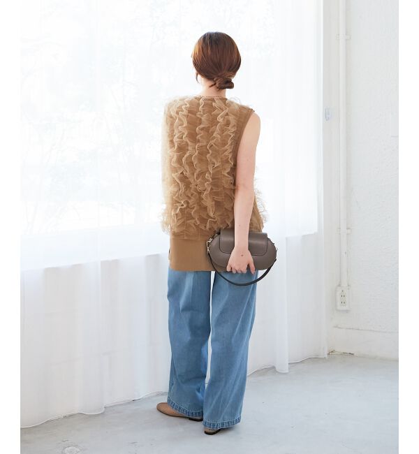  「《WEB限定アイテム》チュールレイヤードセットジレ」|その他|