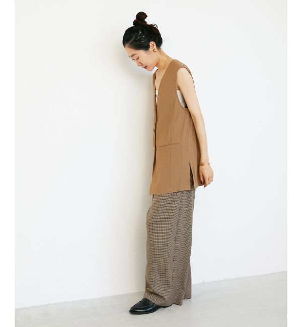  「《WEB限定アイテム》チュールレイヤードセットジレ」|その他|