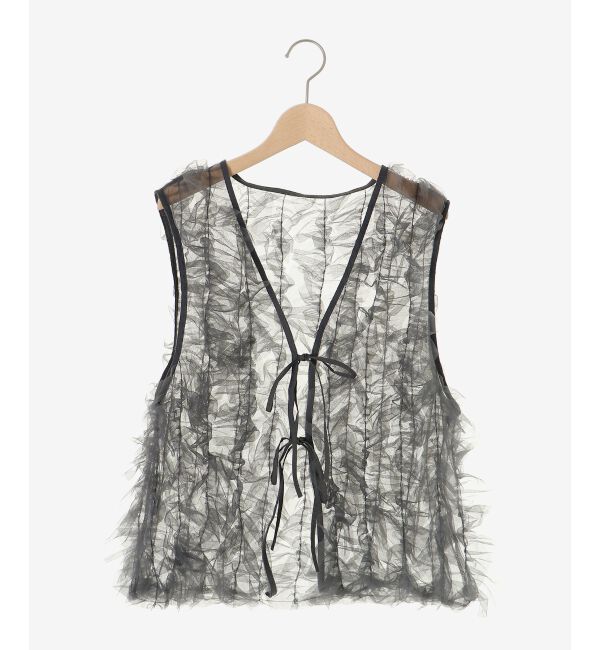  「《WEB限定アイテム》チュールレイヤードセットジレ」|その他|