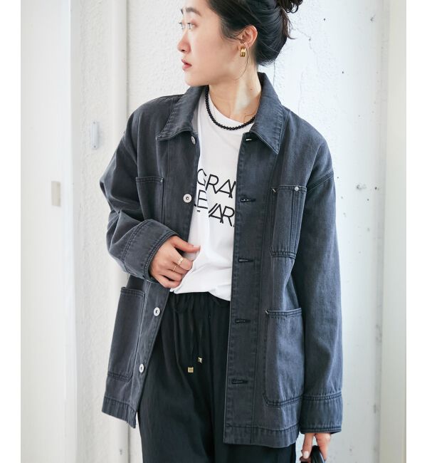  「デニムカバーオールジャケット」|その他|
