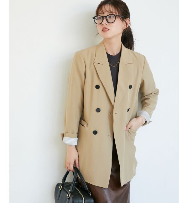  「《WEB限定アイテム》ストレッチルーズジャケット」|その他|