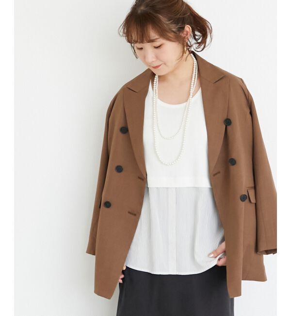  「《WEB限定アイテム》ストレッチルーズジャケット」|その他|