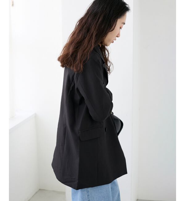  「《WEB限定アイテム》ストレッチルーズジャケット」|その他|