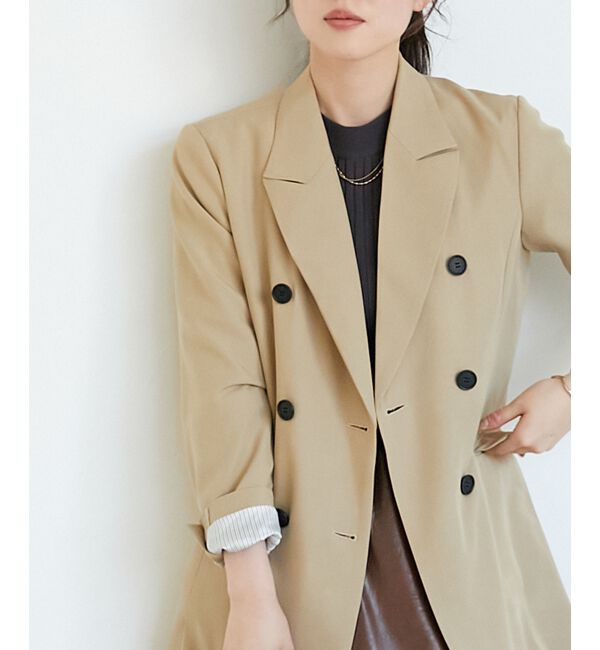  「《WEB限定アイテム》ストレッチルーズジャケット」|その他|