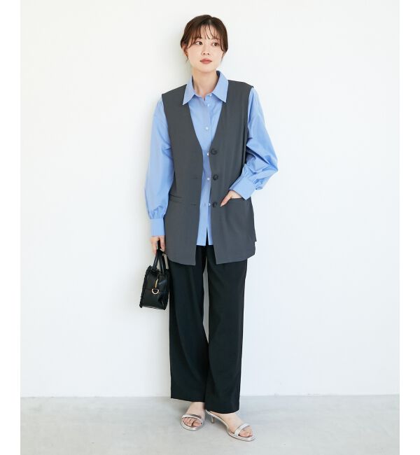  「《WEB限定アイテム》チュールレイヤードセットジレ」|その他|