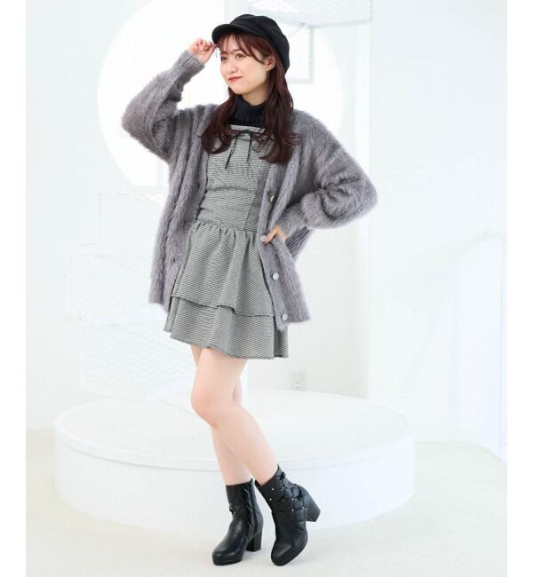  「フードボレロ&times;ミニキャミワンピセット」|ワンピース|