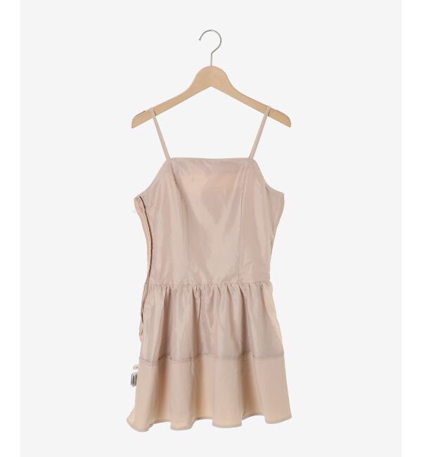  「フードボレロ&times;ミニキャミワンピセット」|ワンピース|