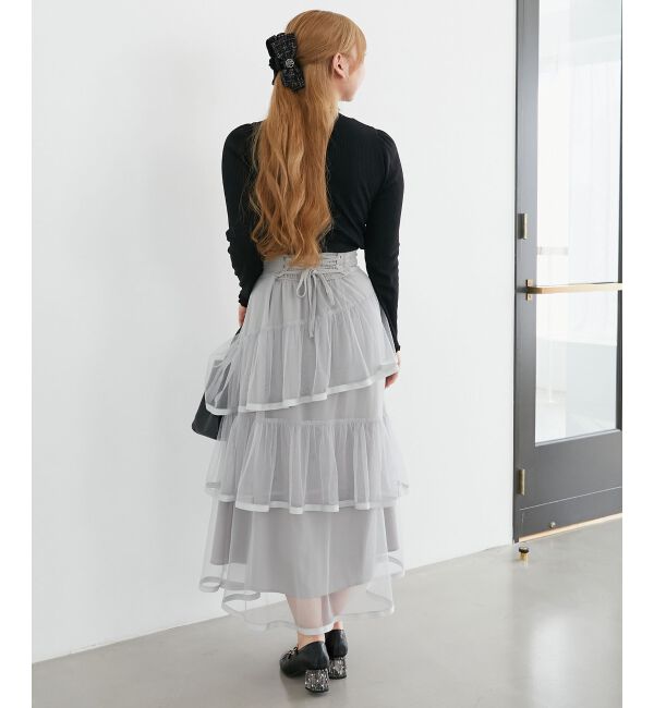  「ハイネックパフスリーブトップス」|Tシャツ・カットソー|