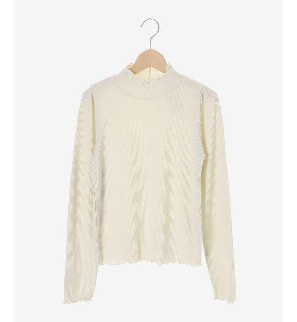  「ハイネックパフスリーブトップス」|Tシャツ・カットソー|