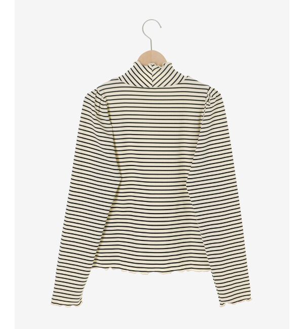  「ハイネックパフスリーブトップス」|Tシャツ・カットソー|