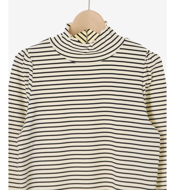  「ハイネックパフスリーブトップス」|Tシャツ・カットソー|