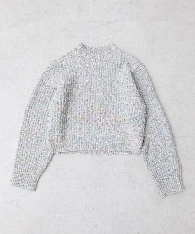 earth music&ecology「ブラッシュヤーンニットプルオーバー」|ニット・セーター|Gray Mixture