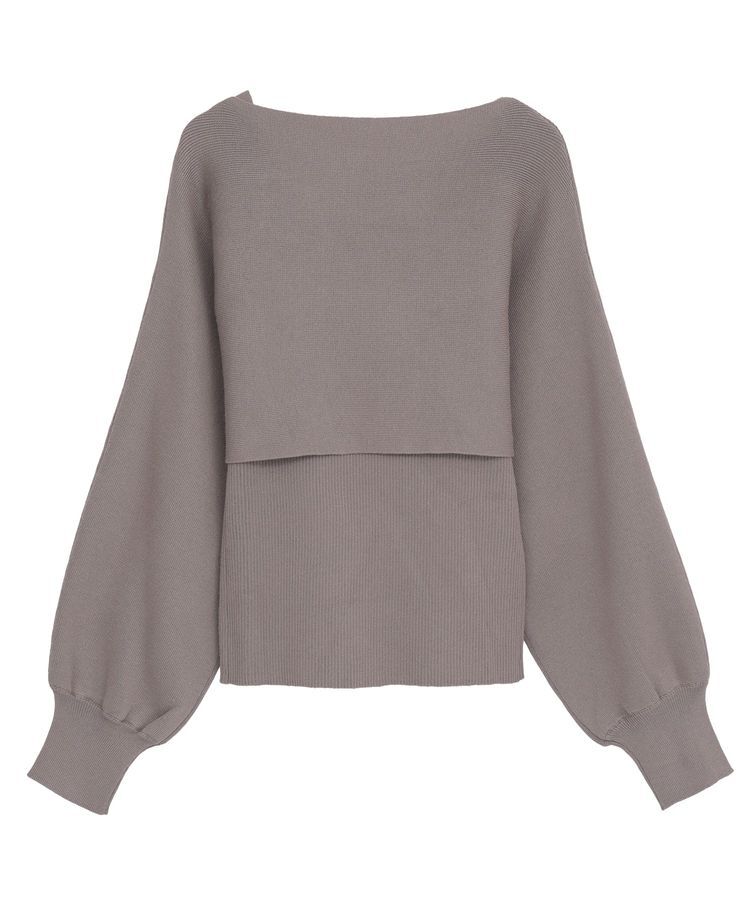 earth music&ecology「【WEB限定】リボンニットアンサンブル」|ニット・セーター|