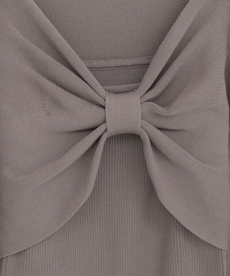 earth music&ecology「【WEB限定】リボンニットアンサンブル」|ニット・セーター|