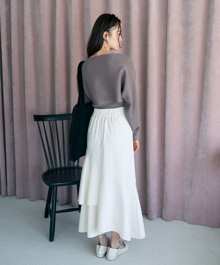 earth music&ecology「【WEB限定】リボンニットアンサンブル」|ニット・セーター|