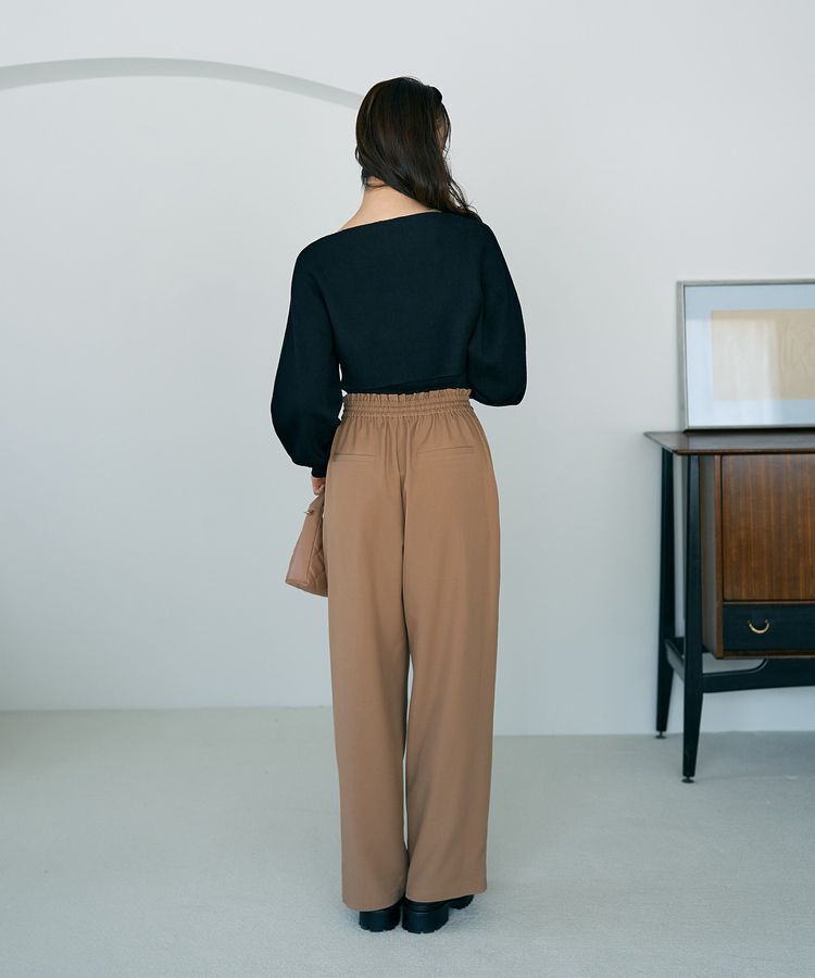 earth music&ecology「【WEB限定】リボンニットアンサンブル」|ニット・セーター|