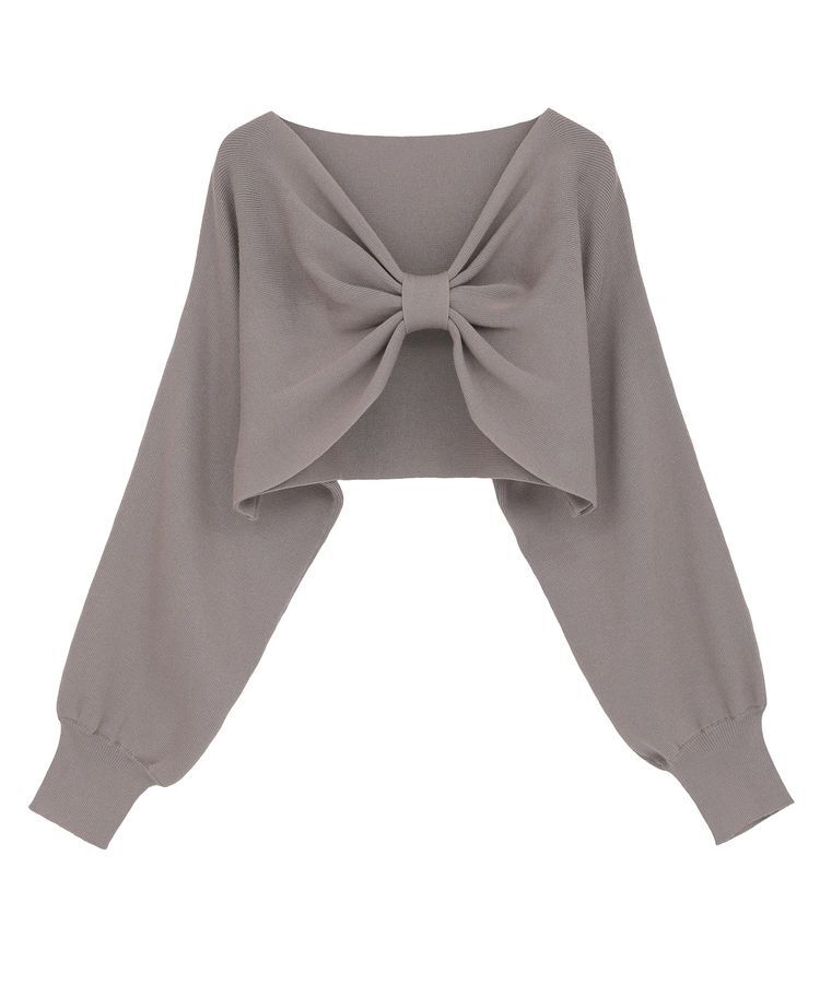 earth music&ecology「【WEB限定】リボンニットアンサンブル」|ニット・セーター|