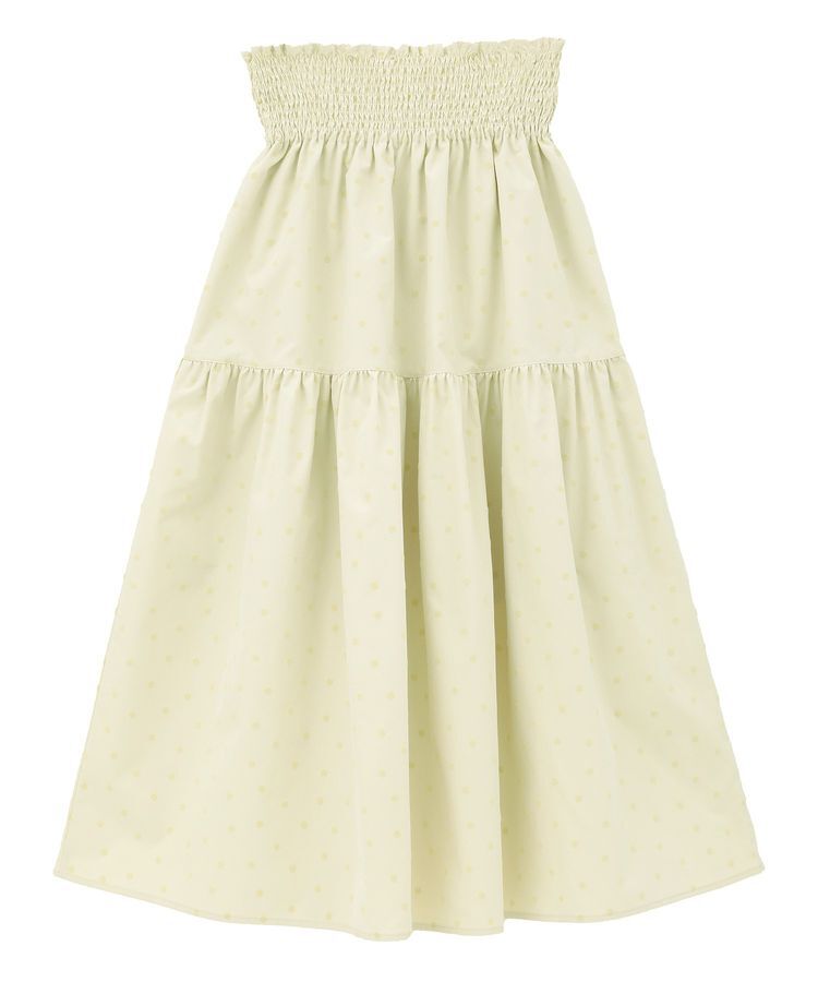 earth music&ecology「ウエストシャーリングティアードスカート」|フレア|