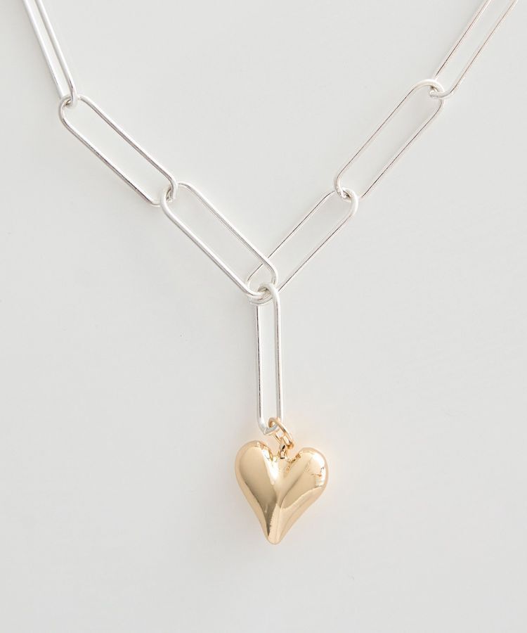 earth music&ecology「ハートチェーンネックレス」|ネックレス|Silver