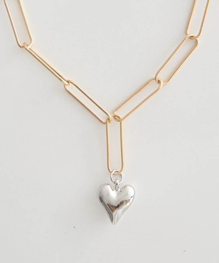 earth music&ecology「ハートチェーンネックレス」|ネックレス|Gold