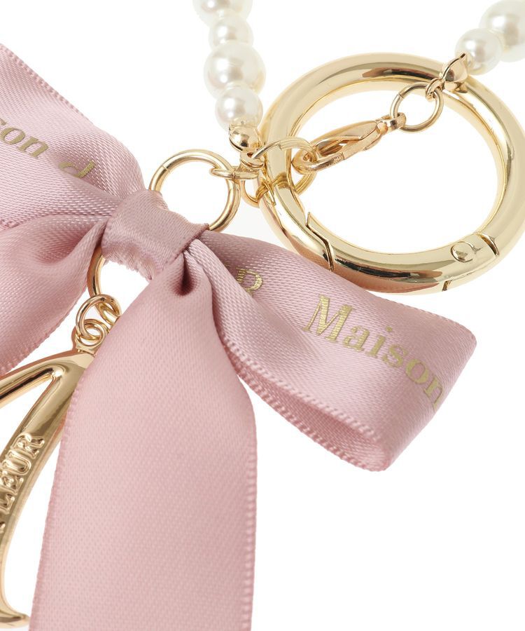 Maison de FLEUR「イニシャルリボンパールチャーム」|その他|