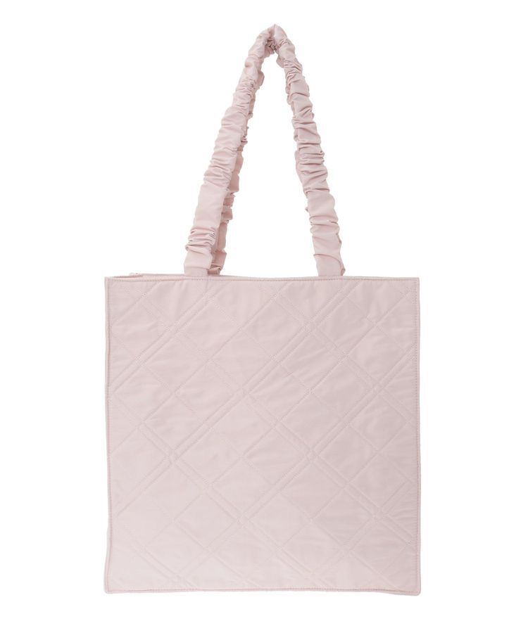 Maison de FLEUR「ブランドロゴ刺繍キルティングスクエアトート」|トートバッグ|