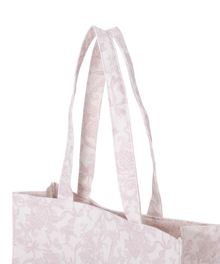 Maison de FLEUR「フラワーガーデンロゴ刺繍スクエアトート」|トートバッグ|