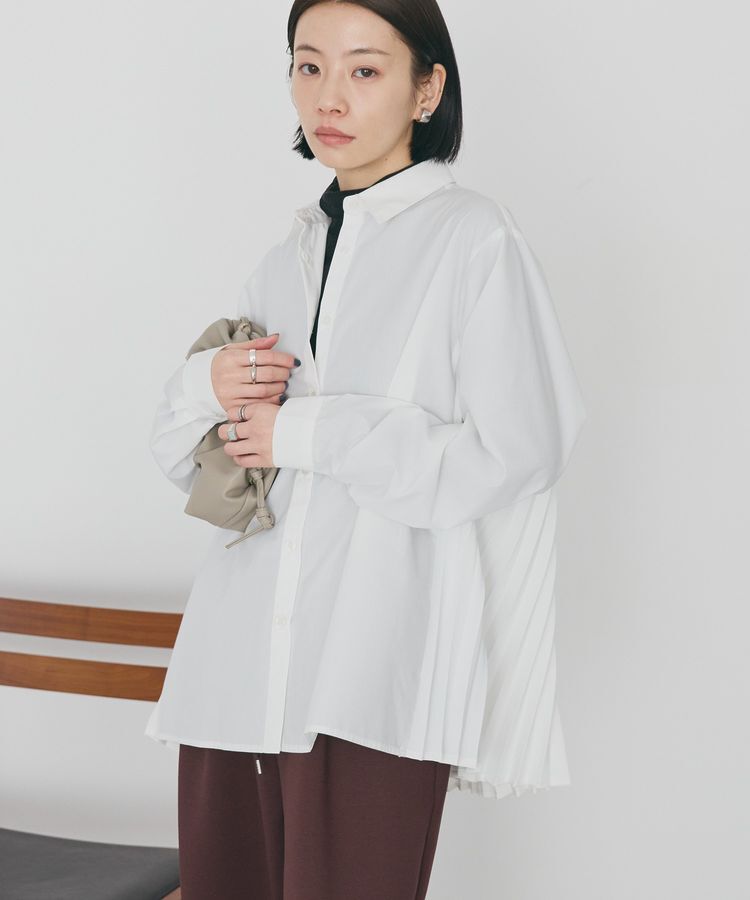 AMERICAN HOLIC「【イージーケア】バックプリーツシャツ」|シャツ・ブラウス|