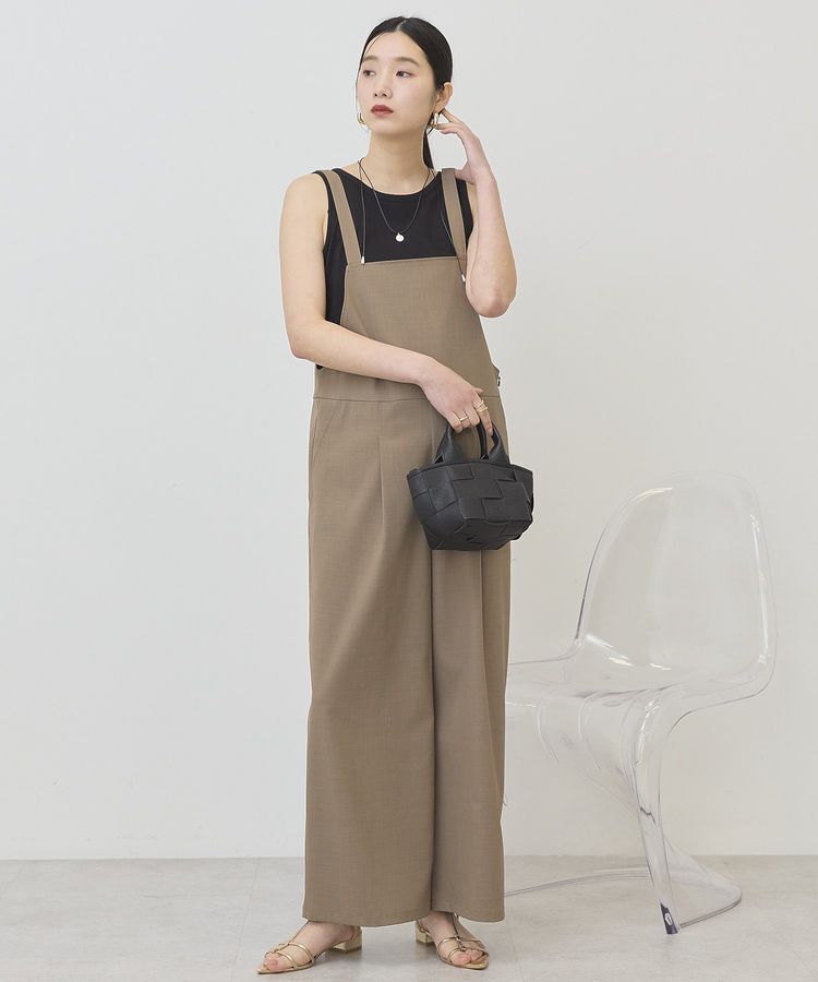 AMERICAN HOLIC「スクエアキャミサロペット」|オールインワン|