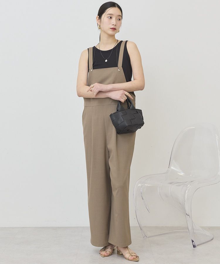 AMERICAN HOLIC「スクエアキャミサロペット」|オールインワン|