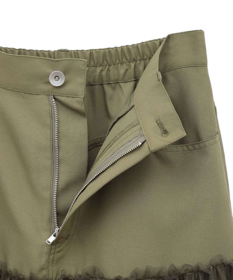 Green Parks「・ELENCARE DUE ハイブリットティアードスカート」|フレア|