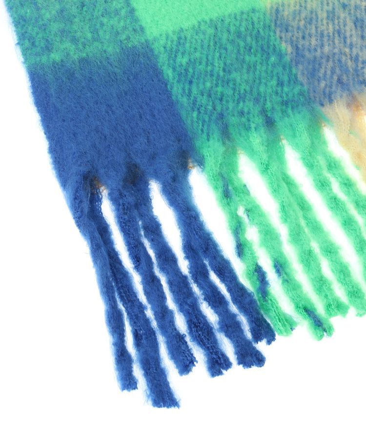 Green Parks「ボリュームチェックマフラー」|マフラー|