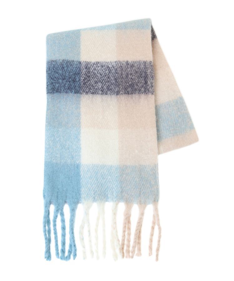 Green Parks「ボリュームチェックマフラー」|マフラー|Sax