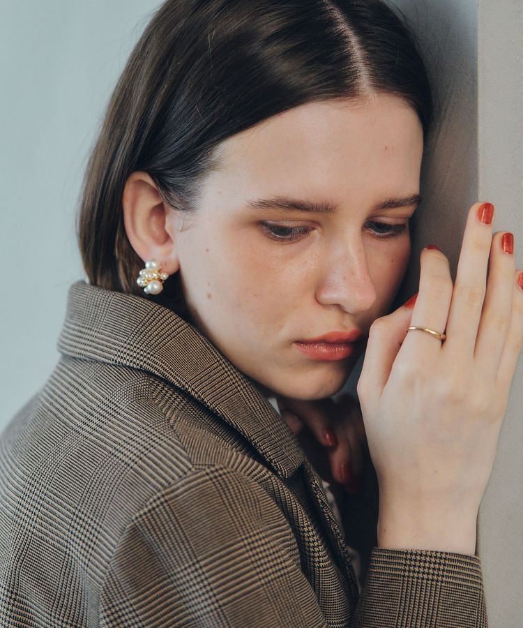 YECCA VECCA「パールビジューイヤリング」|イヤリング|