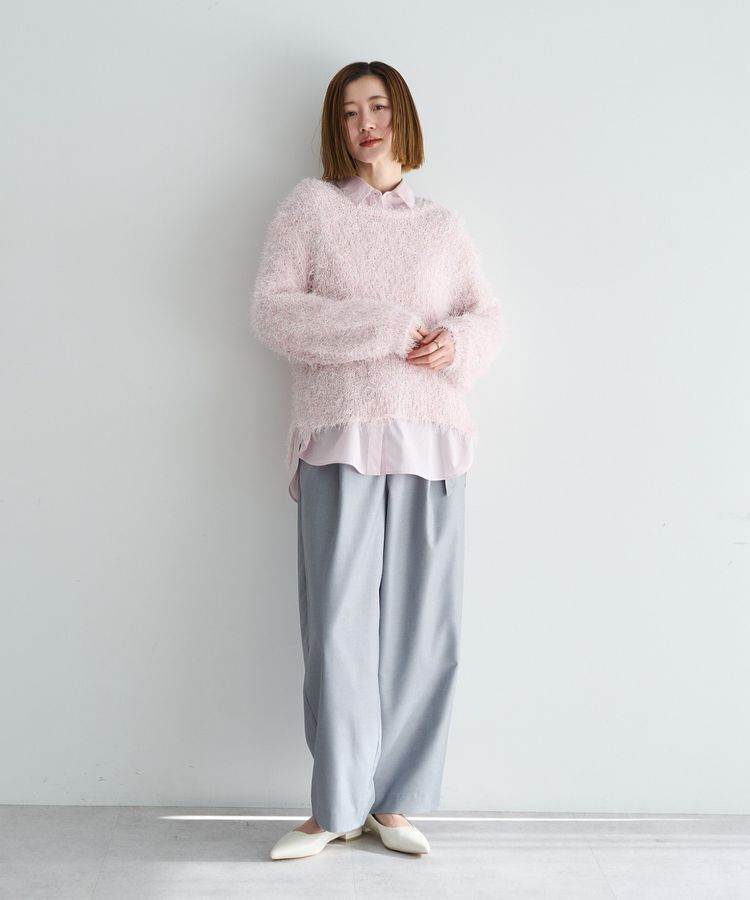 YECCA VECCA「ラメ混シャギーニット」|ニット・セーター|