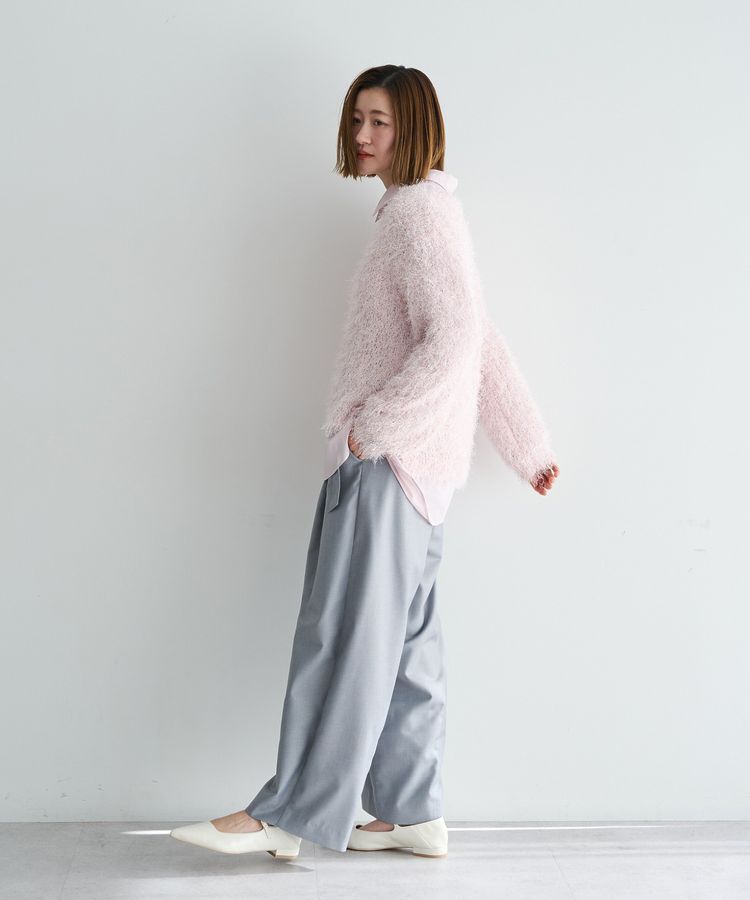 YECCA VECCA「ラメ混シャギーニット」|ニット・セーター|