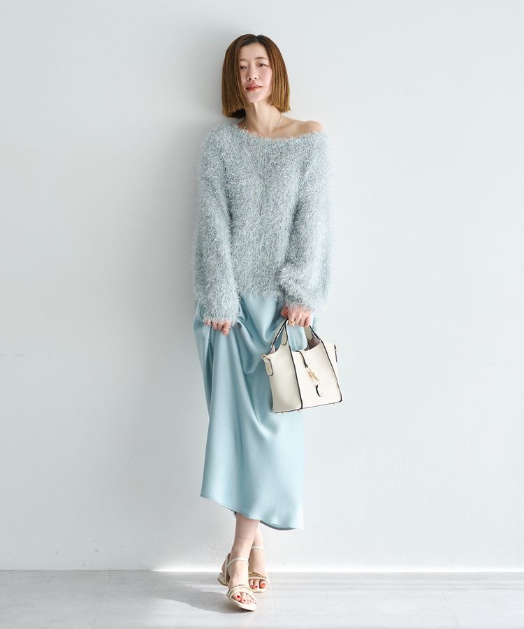 YECCA VECCA「ラメ混シャギーニット」|ニット・セーター|