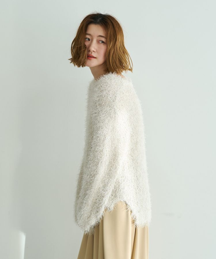 YECCA VECCA「ラメ混シャギーニット」|ニット・セーター|