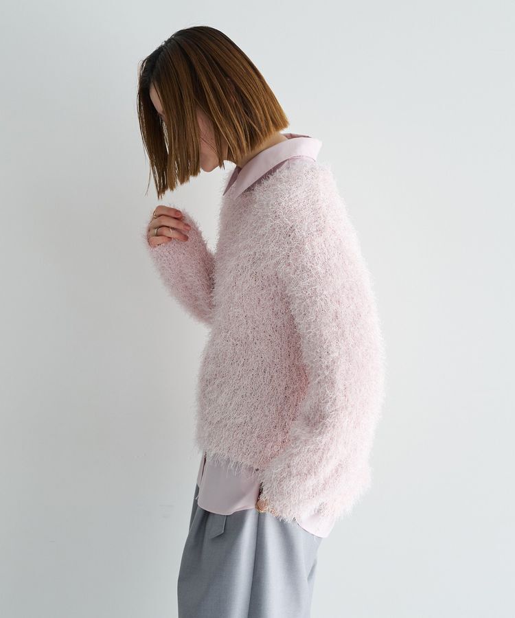 YECCA VECCA「ラメ混シャギーニット」|ニット・セーター|