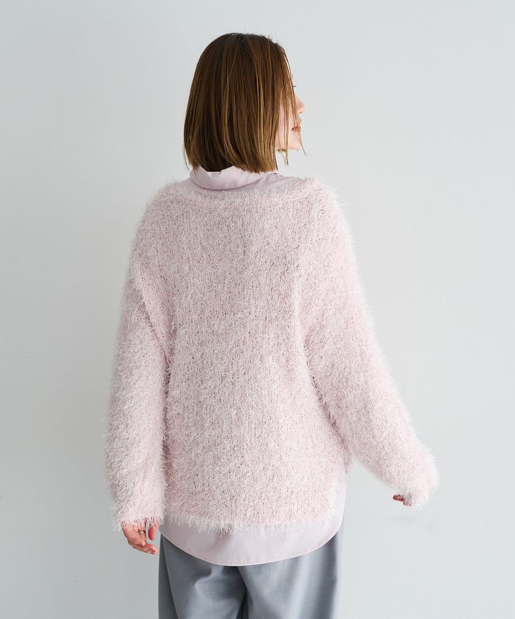 YECCA VECCA「ラメ混シャギーニット」|ニット・セーター|