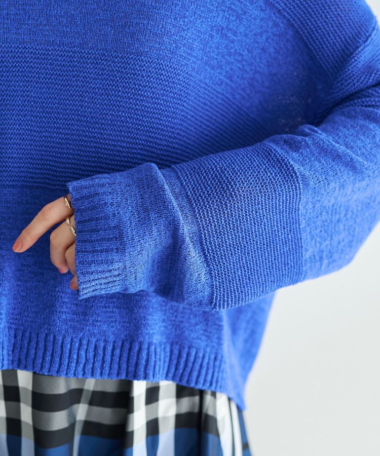 YECCA VECCA「テープヤーンルーズニットプルオーバー」|ニット・セーター|