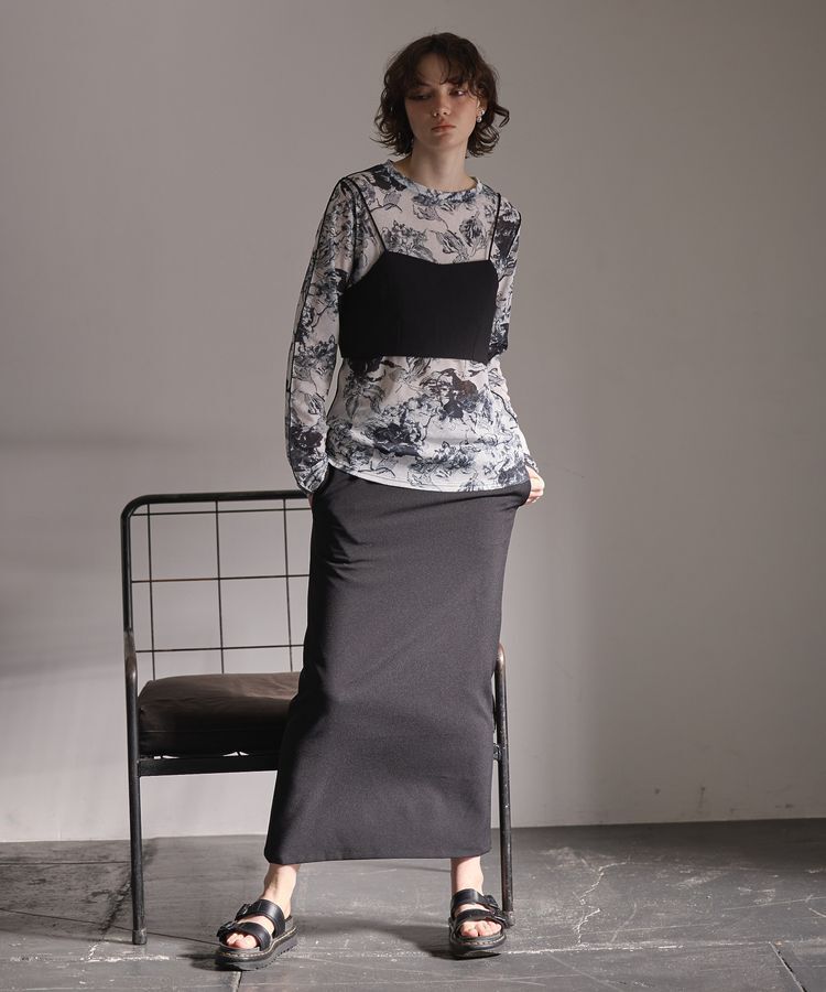 GARAGE OF GOOD CLOTHING「【日本製】ロングスカート」|タイト|