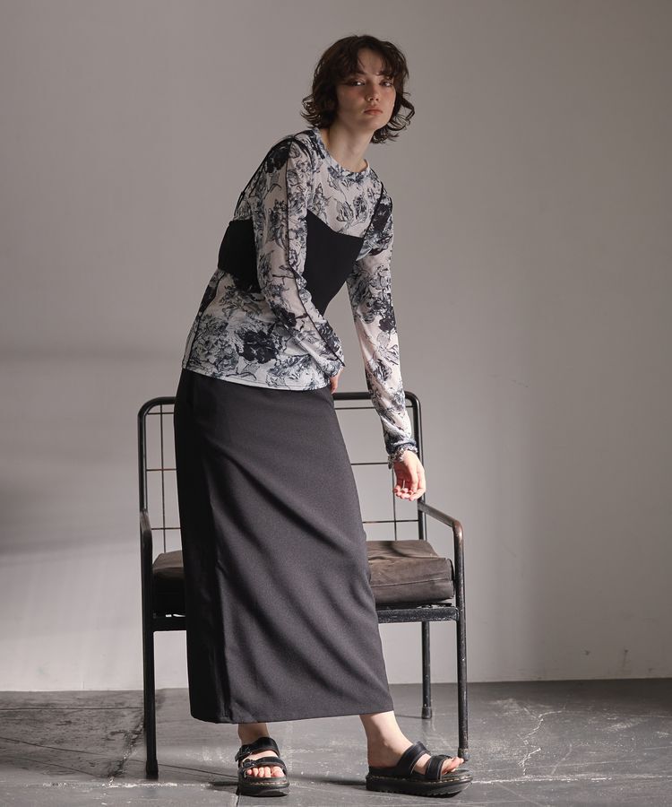 GARAGE OF GOOD CLOTHING「【日本製】ロングスカート」|タイト|