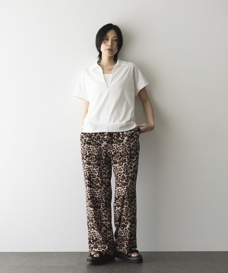 GARAGE OF GOOD CLOTHING「レオパードドロストストレートパンツ」|その他|