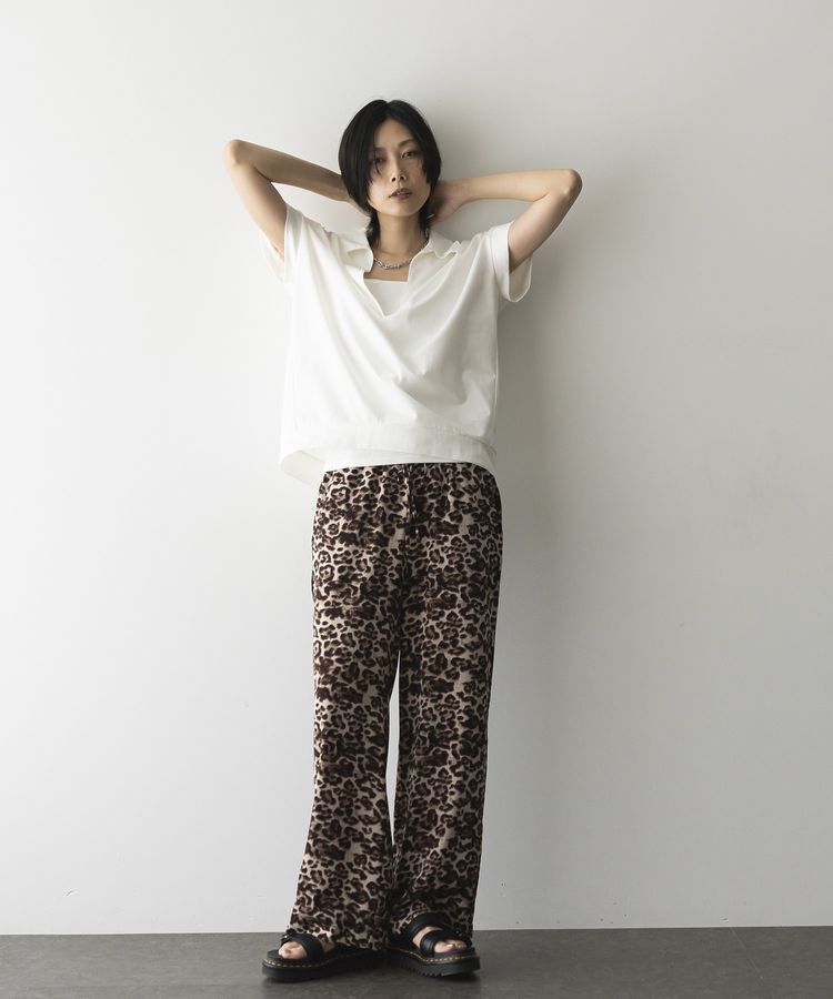 GARAGE OF GOOD CLOTHING「レオパードドロストストレートパンツ」|その他|