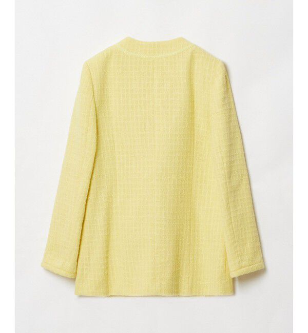 LOULOU WILLOUGHBY「【LOULOU WILLOUGHBY】スラブツイードロングジャケット」|その他|