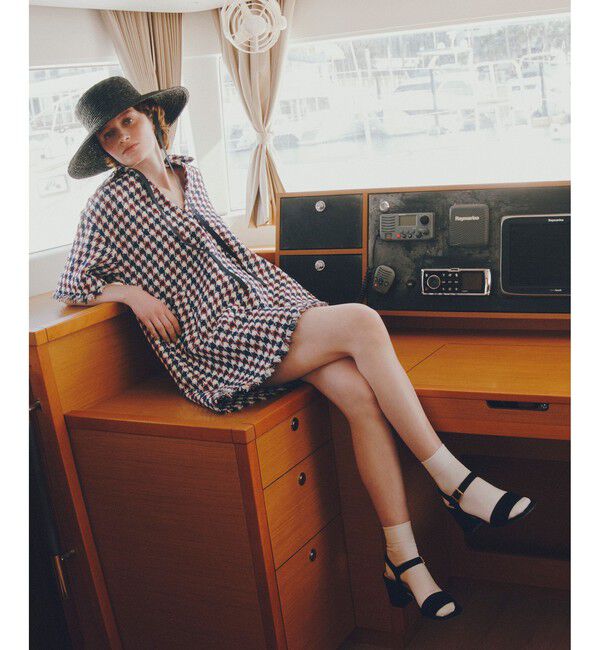 LOULOU WILLOUGHBY「【LOULOU WILLOUGHBY】トリコロールツイードワンピース」|チュニック|