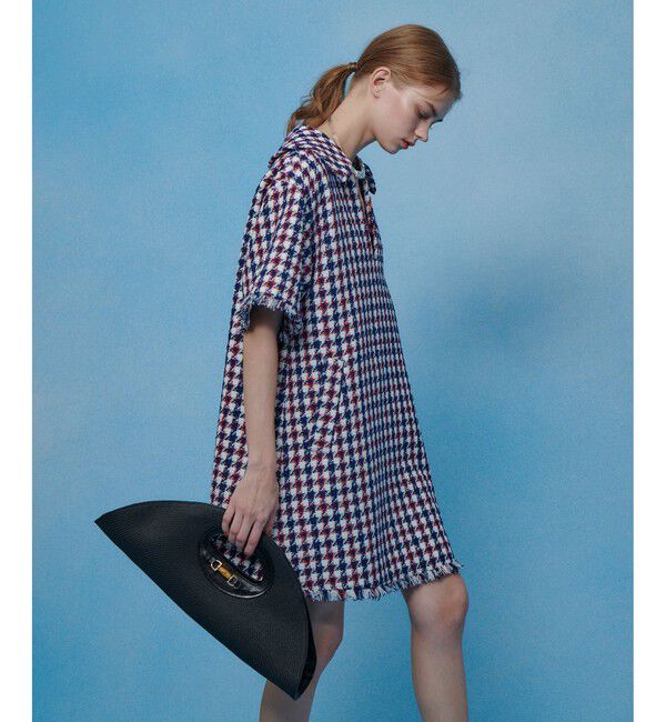 LOULOU WILLOUGHBY「【LOULOU WILLOUGHBY】トリコロールツイードワンピース」|チュニック|